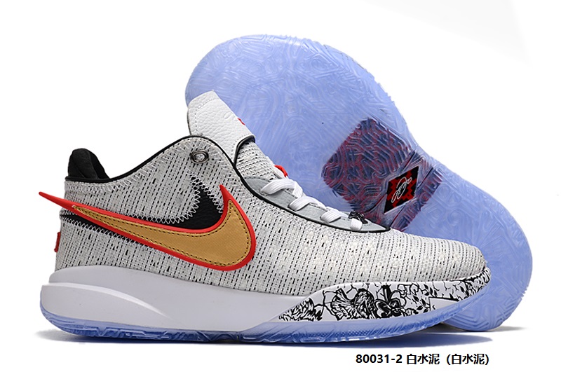 Women's Running weapon LeBron James 20 Grey Shoes 003